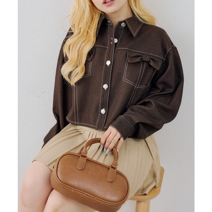 ロゴボストンバッグ | NICE CLAUP / OLIVE des OLIVE　OUTLET | 詳細画像22 