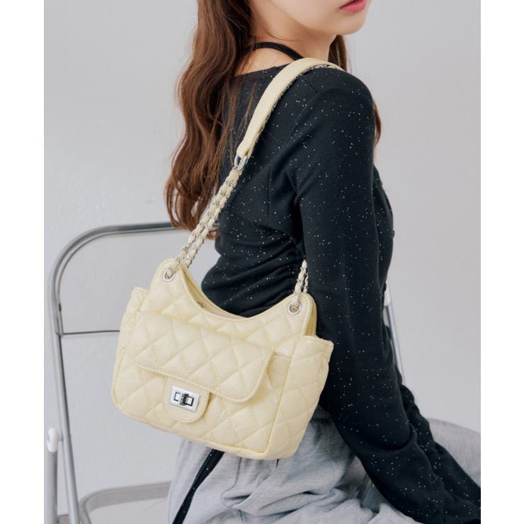 イエロー | キルティングショルダーバッグ | RMAF　NICE CLAUP / OLIVE des OLIVE