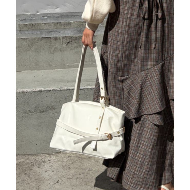 【Autumn Bag Series】ベルトショルダーバッグ | NICE CLAUP / OLIVE des OLIVE　OUTLET | 詳細画像3 