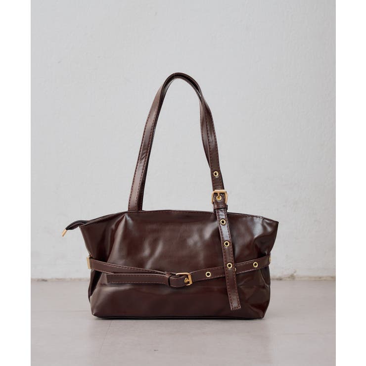 Dブラウン | 【Autumn Bag Series】ベルトショルダーバッグ | NICE CLAUP / OLIVE des OLIVE　OUTLET