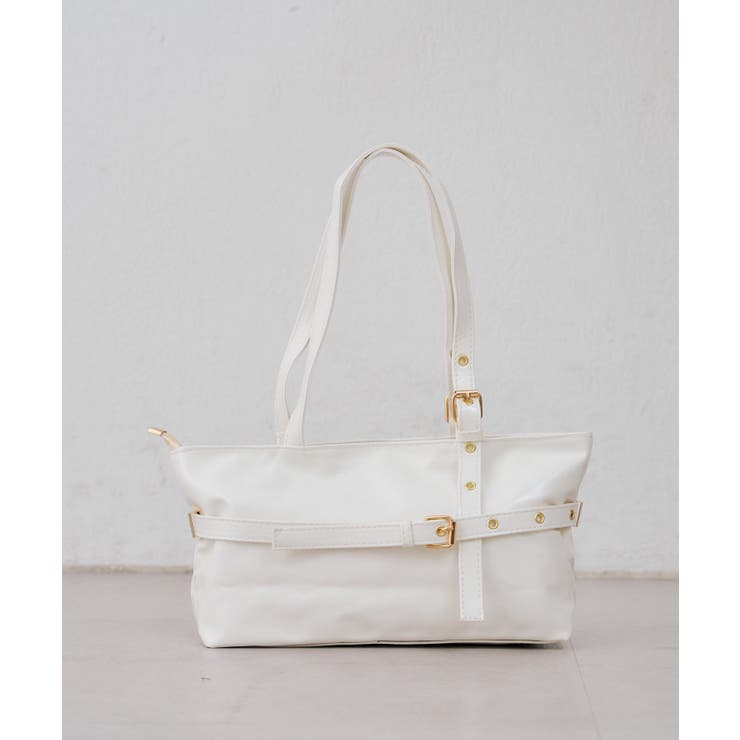 アイボリー | 【Autumn Bag Series】ベルトショルダーバッグ | NICE CLAUP / OLIVE des OLIVE　OUTLET