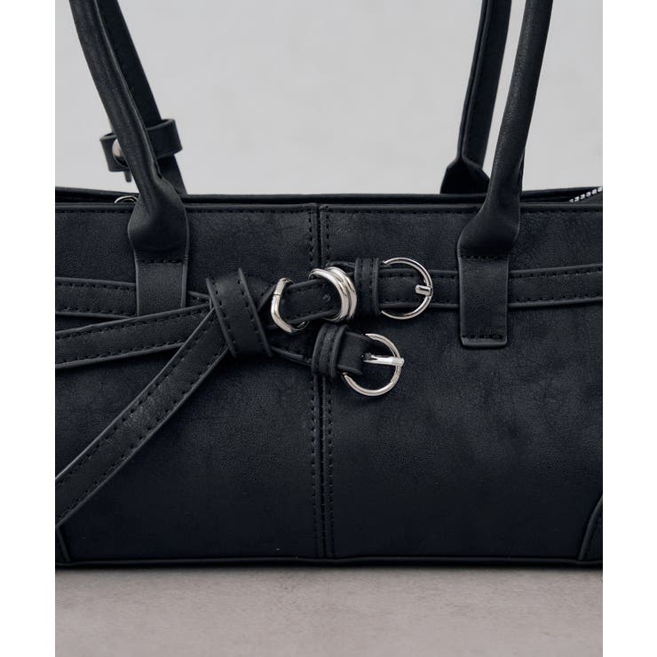 【Autumn Bag Series】ベルトボストンバッグ | NICE CLAUP / OLIVE des OLIVE　OUTLET | 詳細画像4 