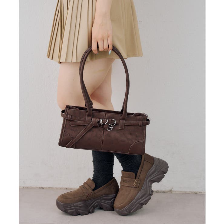 【Autumn Bag Series】ベルトボストンバッグ | NICE CLAUP / OLIVE des OLIVE　OUTLET | 詳細画像13 
