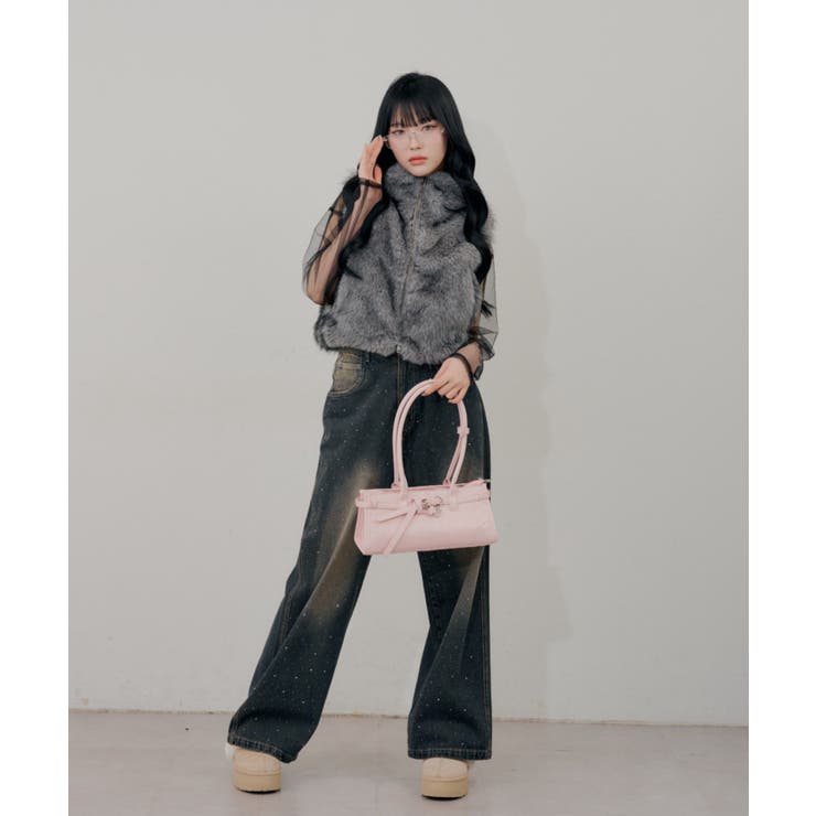 【Autumn Bag Series】ベルトボストンバッグ | NICE CLAUP / OLIVE des OLIVE　OUTLET | 詳細画像23 