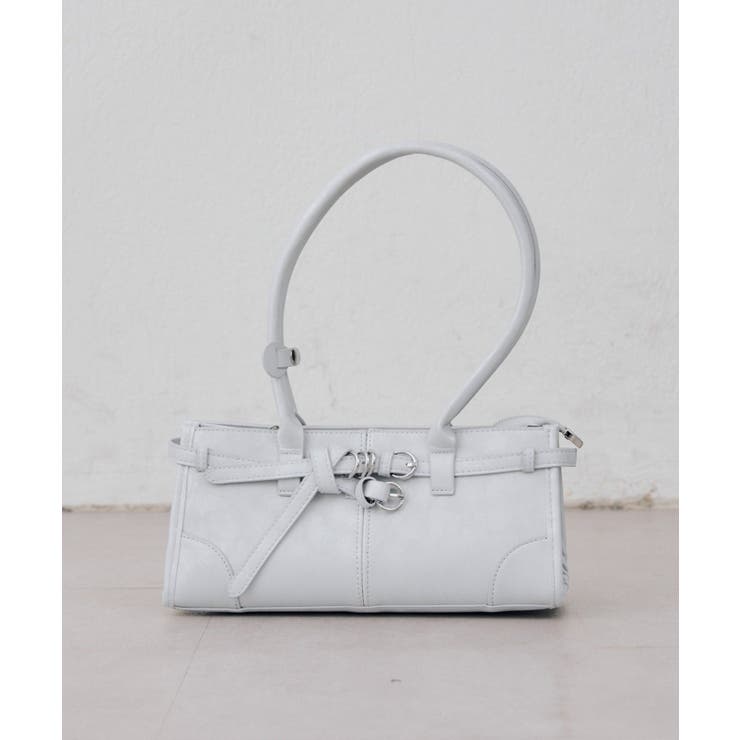サックス | 【Autumn Bag Series】ベルトボストンバッグ | NICE CLAUP / OLIVE des OLIVE　OUTLET