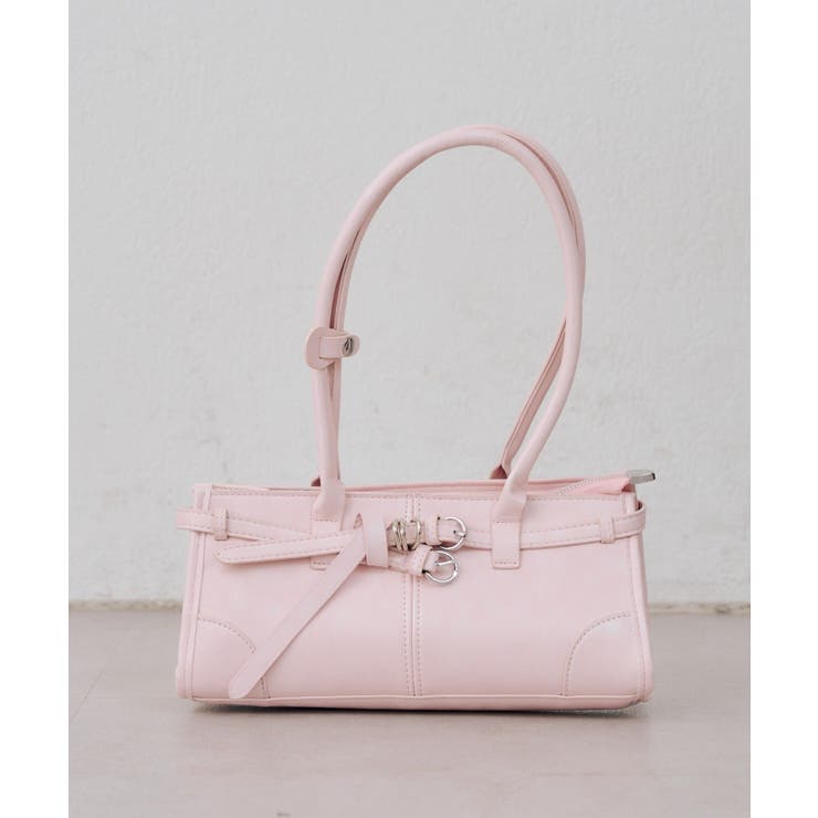 ピンク | 【Autumn Bag Series】ベルトボストンバッグ | NICE CLAUP / OLIVE des OLIVE　OUTLET