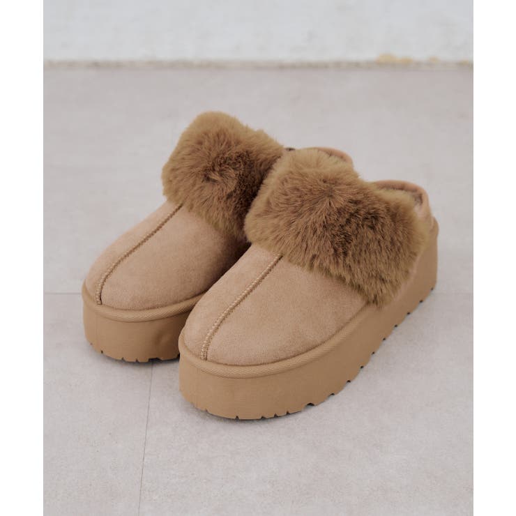 ベージュ | フェイクムートンサンダル | RMAF　NICE CLAUP / OLIVE des OLIVE