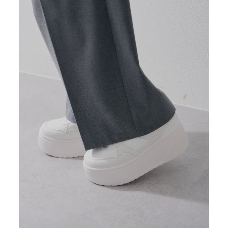 ホワイト | 【S-LLサイズ】厚底スニーカー | RMAF　NICE CLAUP / OLIVE des OLIVE