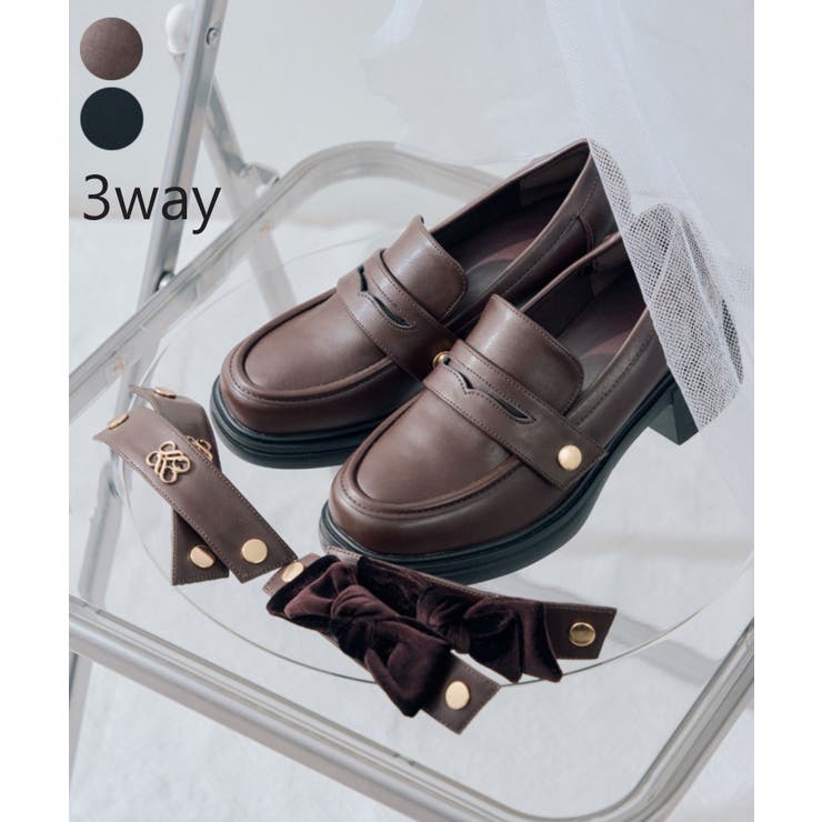 この一足で3つの表情を楽しめる、驚きの3WAYローファー | RMAF　NICE CLAUP / OLIVE des OLIVE | 詳細画像1 