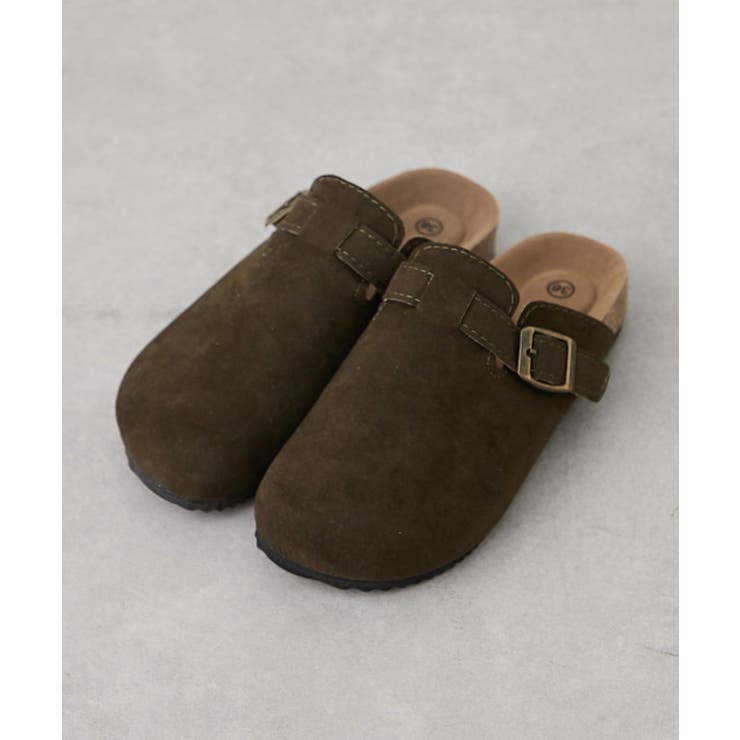 カーキ | 【M/Lサイズ展開】スエードサンダル | RMAF　NICE CLAUP / OLIVE des OLIVE