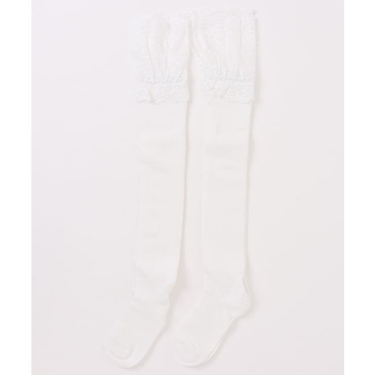 柄1 | 【2足セット】レースハイソックス | RMAF　NICE CLAUP / OLIVE des OLIVE