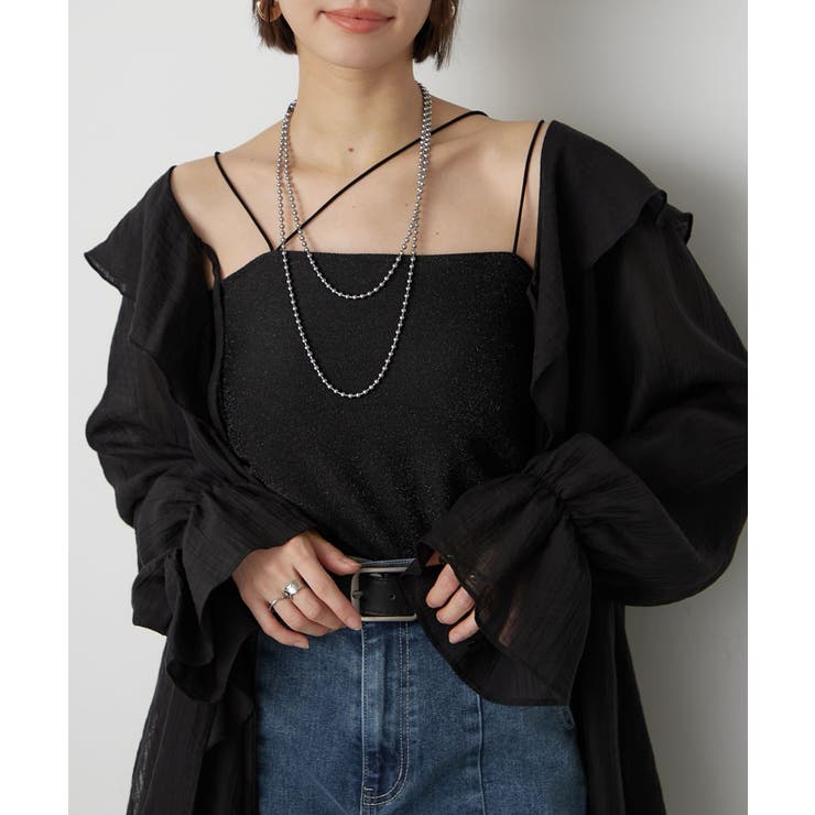 ブラック | ラメブラトップ | RMAF　NICE CLAUP / OLIVE des OLIVE