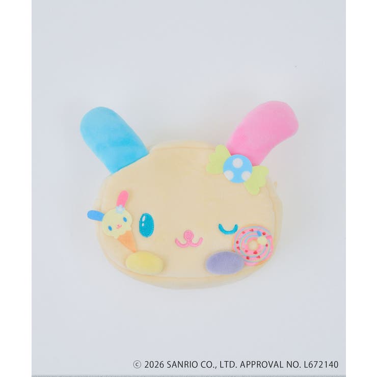 柄2 | 【サンリオキャラクターズ】ウサハナ ダイカットポーチ | RMAF　NICE CLAUP / OLIVE des OLIVE
