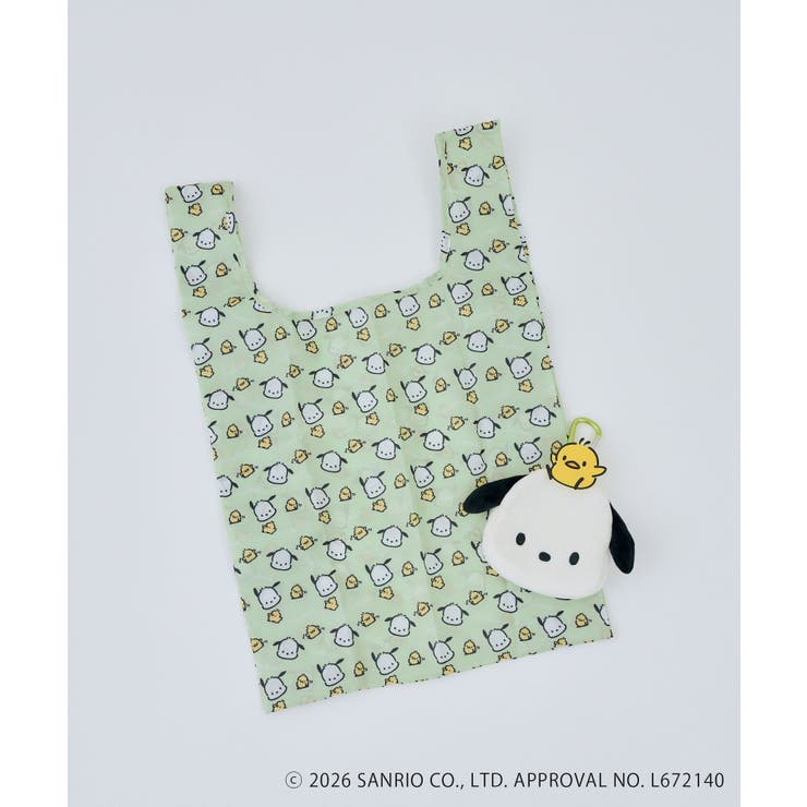 柄3 | 【サンリオキャラクターズ】ポチャッコ ポーチ付エコバッグ | RMAF　NICE CLAUP / OLIVE des OLIVE