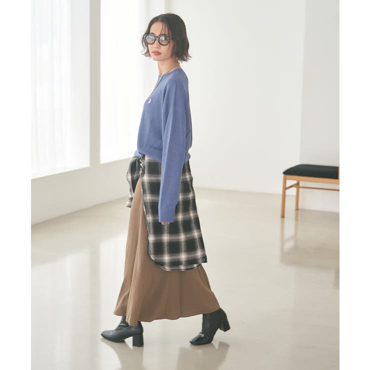 【セットアップ対応】ナローマーメイドスカート | RMAF　NICE CLAUP / OLIVE des OLIVE | 詳細画像13 