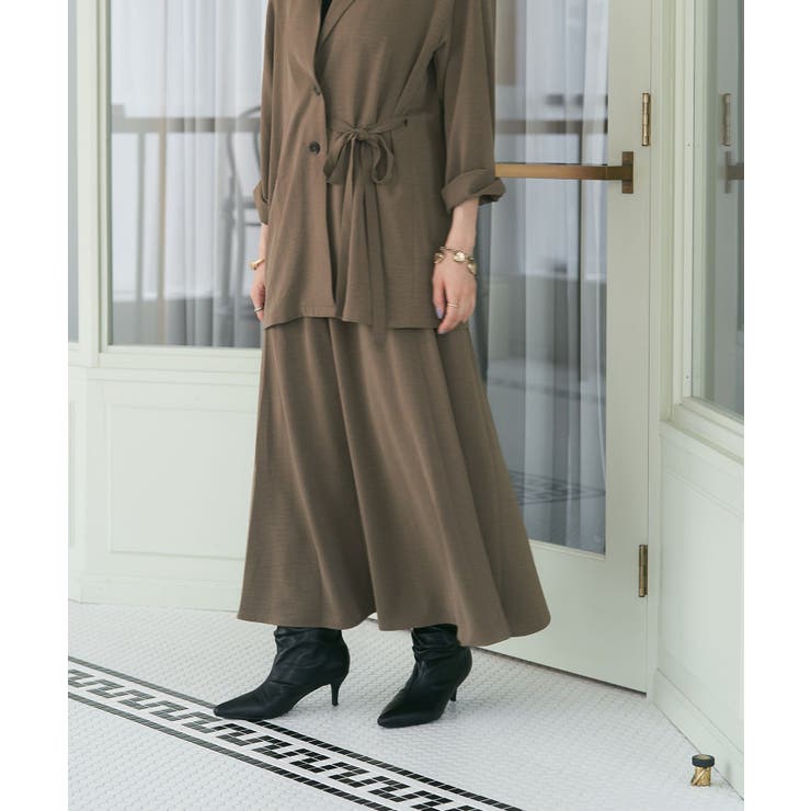 【セットアップ対応】ナローマーメイドスカート | RMAF　NICE CLAUP / OLIVE des OLIVE | 詳細画像18 