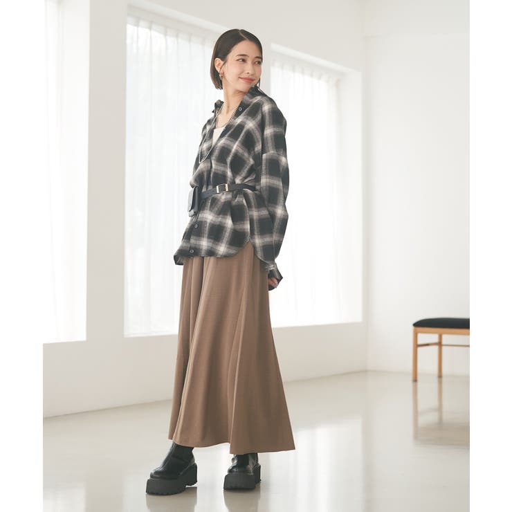 【セットアップ対応】ナローマーメイドスカート | RMAF　NICE CLAUP / OLIVE des OLIVE | 詳細画像4 