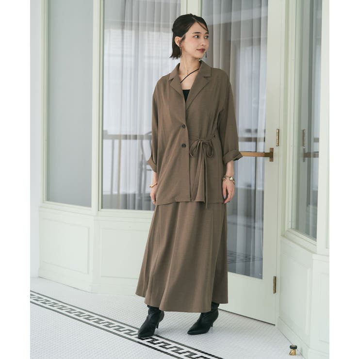 【セットアップ対応】ウエストマークテーラージャケット | RMAF　NICE CLAUP / OLIVE des OLIVE | 詳細画像9 