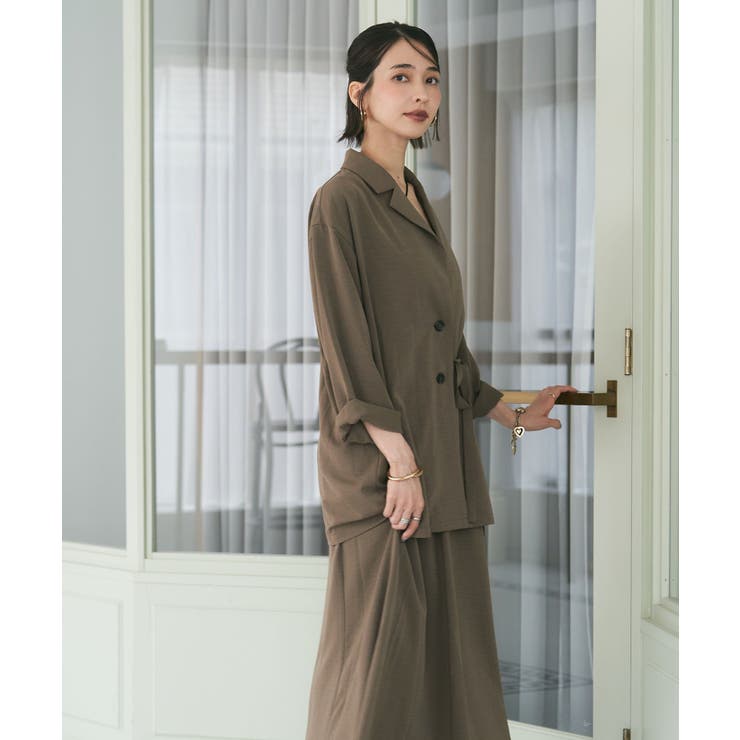 【セットアップ対応】ウエストマークテーラージャケット | RMAF　NICE CLAUP / OLIVE des OLIVE | 詳細画像10 