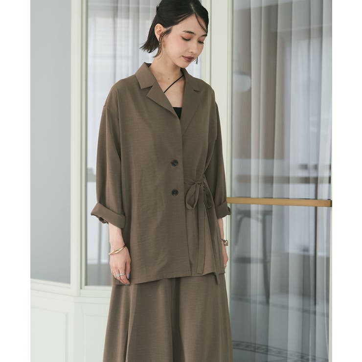 【セットアップ対応】ウエストマークテーラージャケット | RMAF　NICE CLAUP / OLIVE des OLIVE | 詳細画像11 