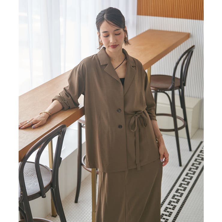 【セットアップ対応】ウエストマークテーラージャケット | RMAF　NICE CLAUP / OLIVE des OLIVE | 詳細画像13 