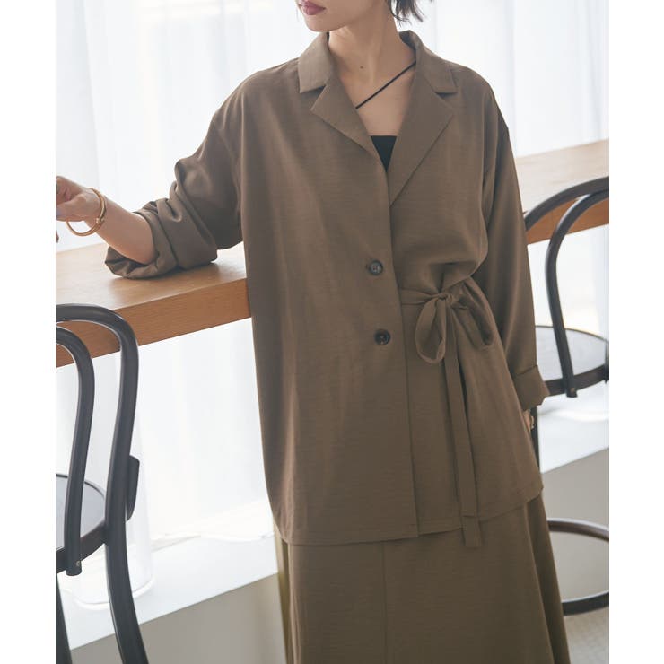 【セットアップ対応】ウエストマークテーラージャケット | RMAF　NICE CLAUP / OLIVE des OLIVE | 詳細画像14 
