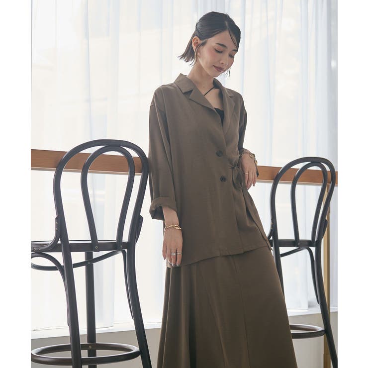 【セットアップ対応】ウエストマークテーラージャケット | RMAF　NICE CLAUP / OLIVE des OLIVE | 詳細画像18 
