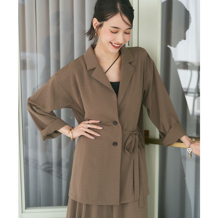 【セットアップ対応】ウエストマークテーラージャケット | RMAF　NICE CLAUP / OLIVE des OLIVE | 詳細画像2 