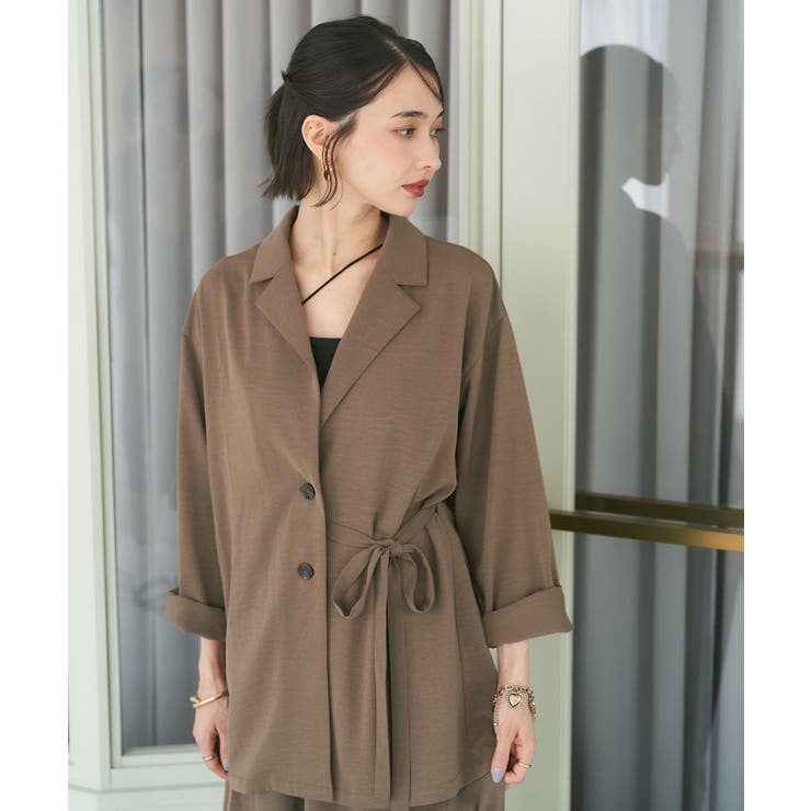 【セットアップ対応】ウエストマークテーラージャケット | RMAF　NICE CLAUP / OLIVE des OLIVE | 詳細画像3 