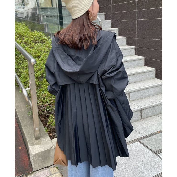 ブラック | バックプリーツマウンテンパーカー | RMAF　NICE CLAUP / OLIVE des OLIVE