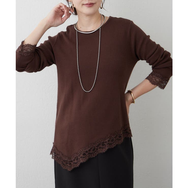 【Web限定】レース付プルオーバー | RMAF　NICE CLAUP / OLIVE des OLIVE | 詳細画像7 