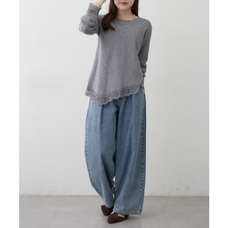 【Web限定】レース付プルオーバー | RMAF　NICE CLAUP / OLIVE des OLIVE | 詳細画像6 