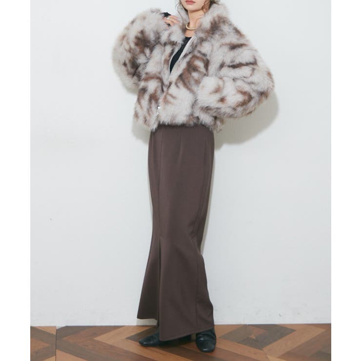 【Web限定】スリット入りナロースカート | RMAF　NICE CLAUP / OLIVE des OLIVE | 詳細画像20 