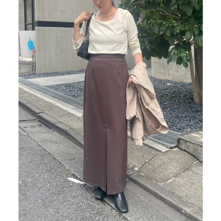 【Web限定】スリット入りナロースカート | RMAF　NICE CLAUP / OLIVE des OLIVE | 詳細画像25 