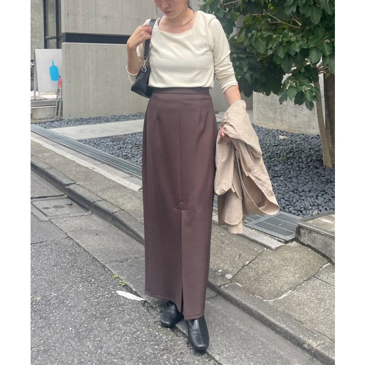 【Web限定】スリット入りナロースカート | RMAF　NICE CLAUP / OLIVE des OLIVE | 詳細画像26 