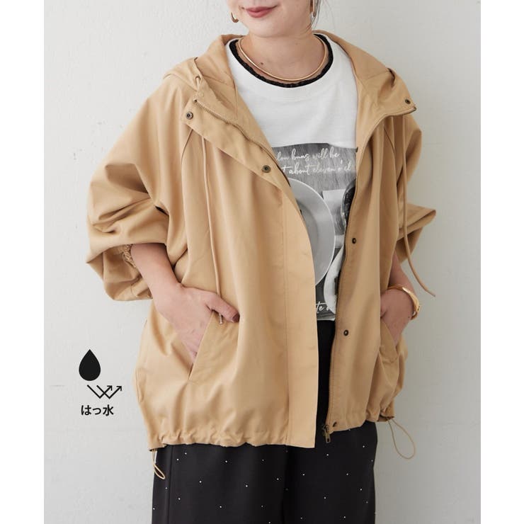 フード付袖ボリュームマンパ | RMAF　NICE CLAUP / OLIVE des OLIVE | 詳細画像1 