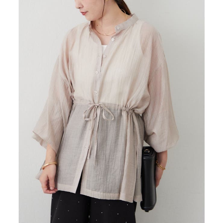 【Web限定】ウエストギャザーチュニック+タンクトップ | RMAF　NICE CLAUP / OLIVE des OLIVE | 詳細画像16 