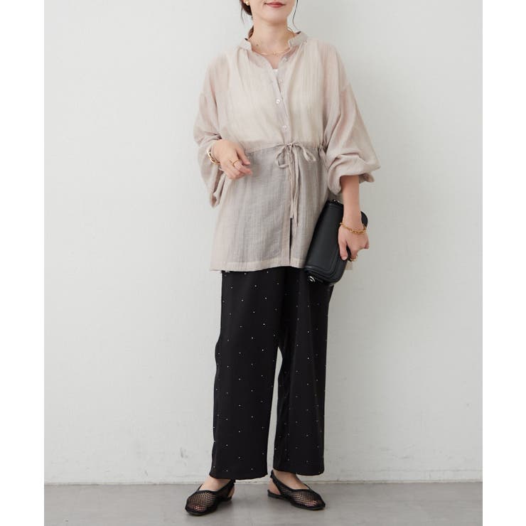 【Web限定】ウエストギャザーチュニック+タンクトップ | RMAF　NICE CLAUP / OLIVE des OLIVE | 詳細画像18 