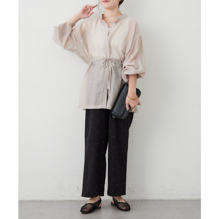 【Web限定】ウエストギャザーチュニック+タンクトップ | RMAF　NICE CLAUP / OLIVE des OLIVE | 詳細画像19 
