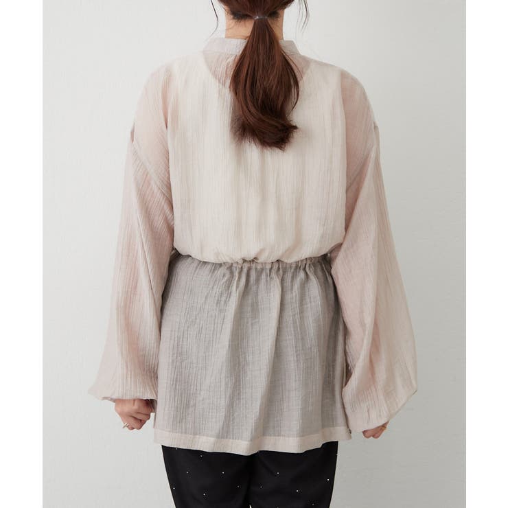 【Web限定】ウエストギャザーチュニック+タンクトップ | RMAF　NICE CLAUP / OLIVE des OLIVE | 詳細画像37 
