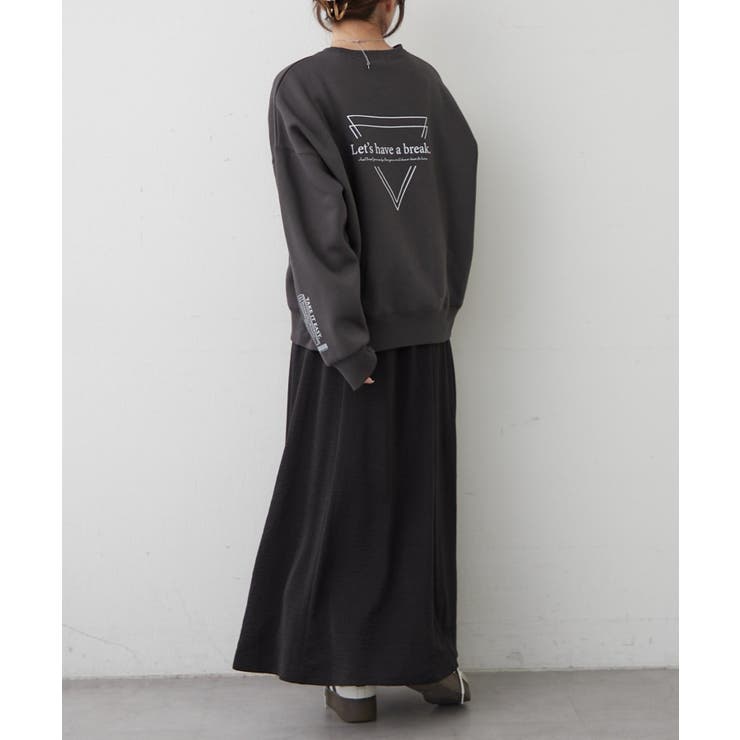 【Web限定】大人カジュアル トライアングルロゴプルオーバー | RMAF　NICE CLAUP / OLIVE des OLIVE | 詳細画像7 
