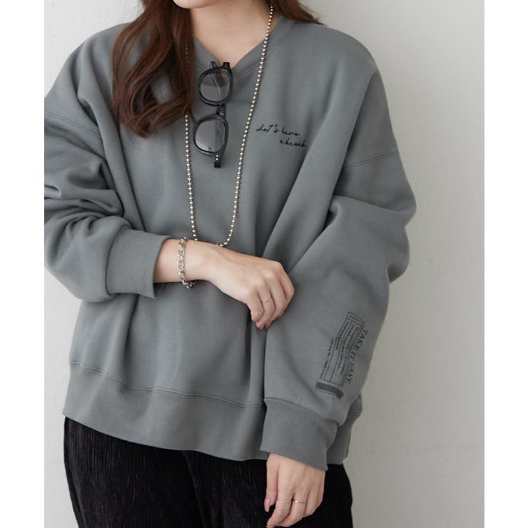 【Web限定】大人カジュアル トライアングルロゴプルオーバー | RMAF　NICE CLAUP / OLIVE des OLIVE | 詳細画像8 