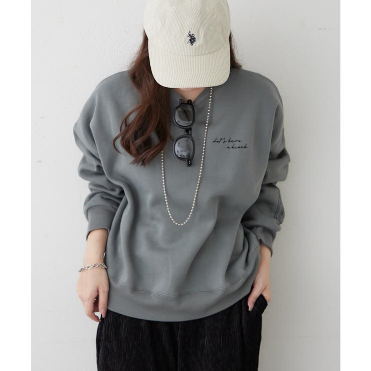 【Web限定】大人カジュアル トライアングルロゴプルオーバー | RMAF　NICE CLAUP / OLIVE des OLIVE | 詳細画像11 