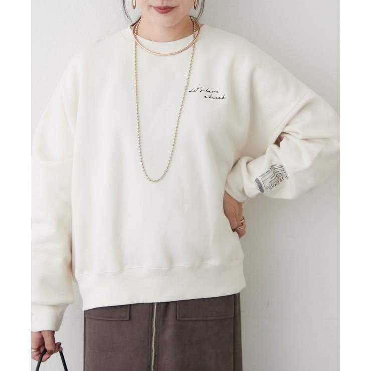 【Web限定】大人カジュアル トライアングルロゴプルオーバー | RMAF　NICE CLAUP / OLIVE des OLIVE | 詳細画像13 