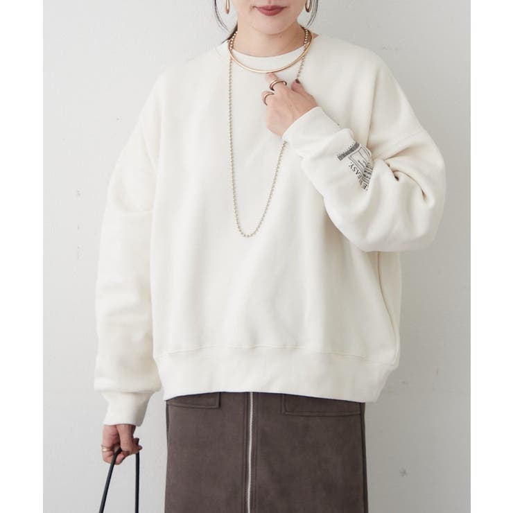 【Web限定】大人カジュアル トライアングルロゴプルオーバー | RMAF　NICE CLAUP / OLIVE des OLIVE | 詳細画像14 