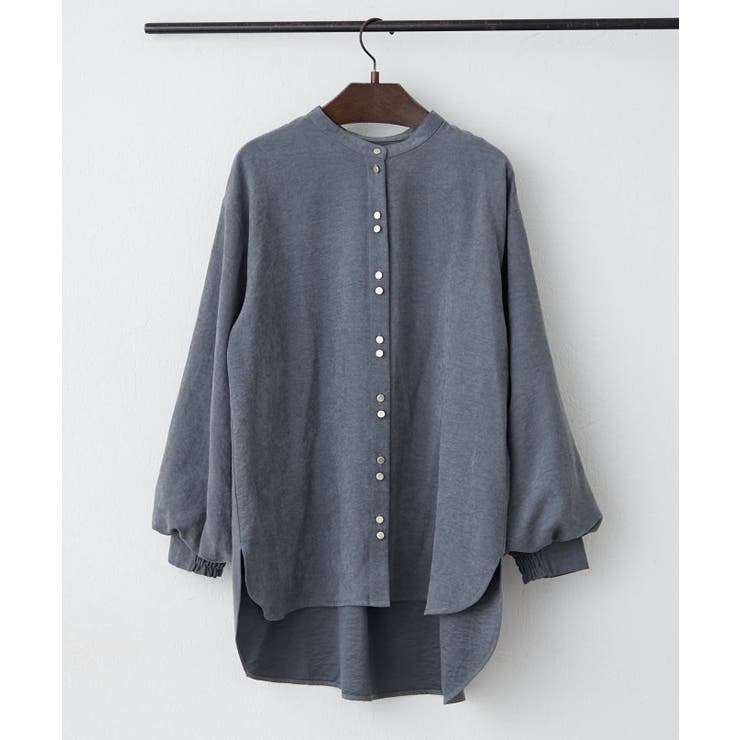 ブルー | ピーチダブルボタンブラウス | RMAF　NICE CLAUP / OLIVE des OLIVE