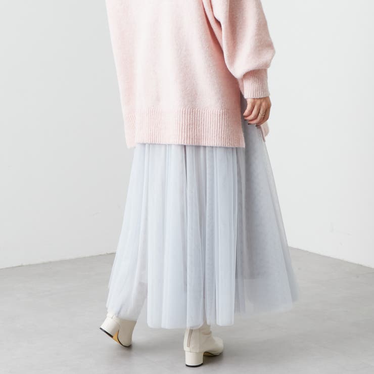 チュール２枚重ねフレアースカート | RMAF　NICE CLAUP / OLIVE des OLIVE | 詳細画像12 