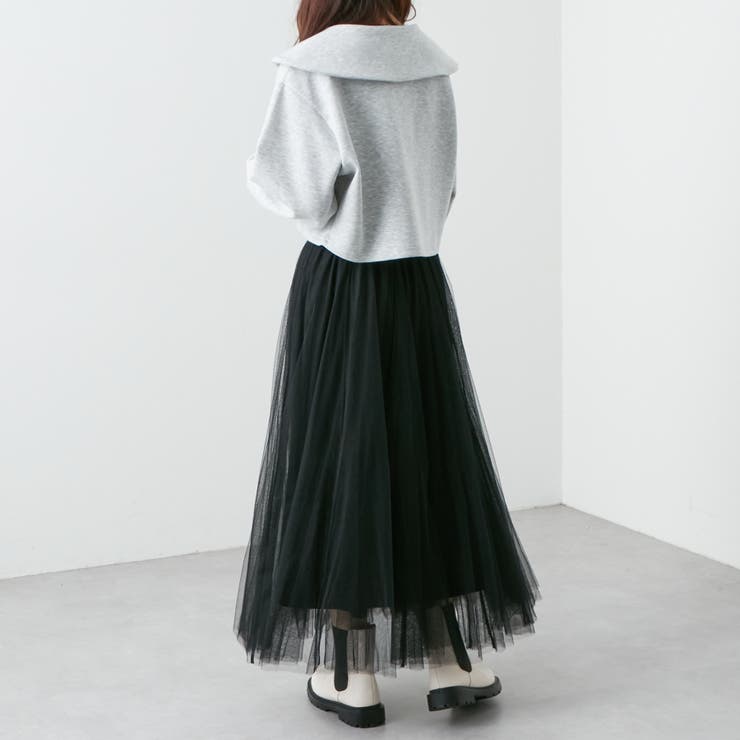 チュール２枚重ねフレアースカート | RMAF　NICE CLAUP / OLIVE des OLIVE | 詳細画像25 