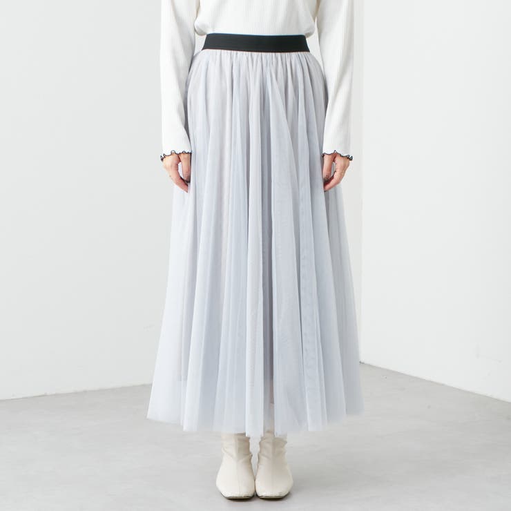 チュール２枚重ねフレアースカート | RMAF　NICE CLAUP / OLIVE des OLIVE | 詳細画像27 