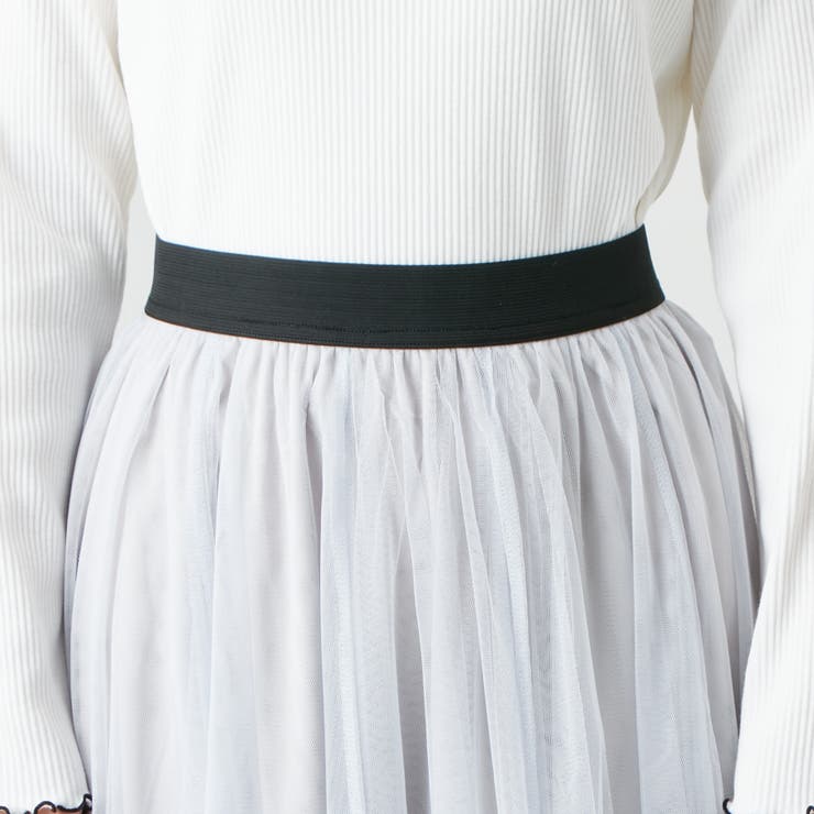 チュール２枚重ねフレアースカート | RMAF　NICE CLAUP / OLIVE des OLIVE | 詳細画像30 